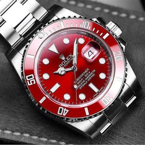 rolex red dail|rolex submariner red price.